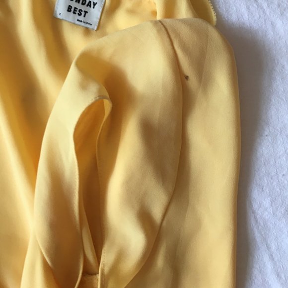 Yellow Sunday Best Mini Dress - Picture 5 of 5